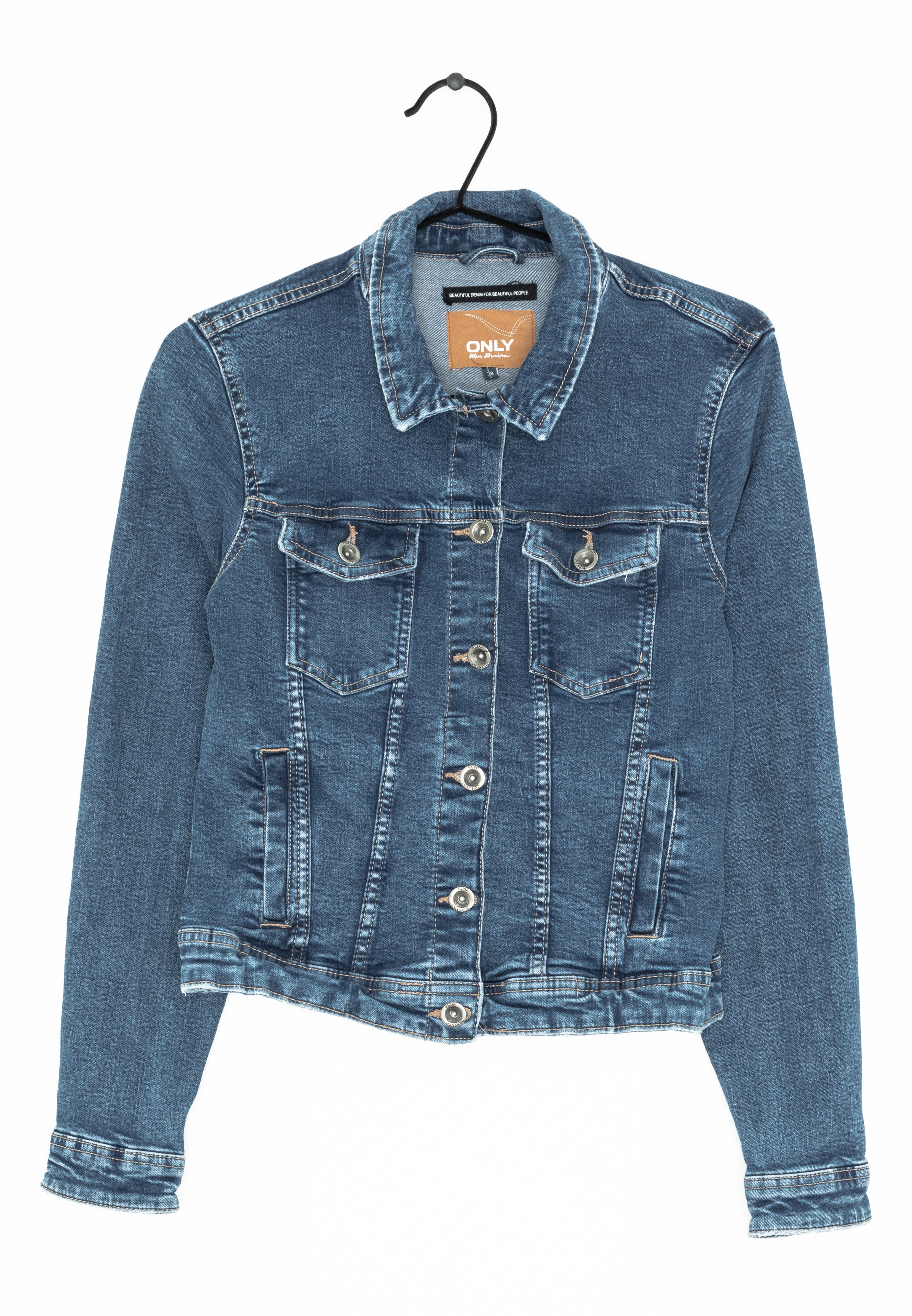 ONLY Denim jacket, Women's, Size: 38, Blue