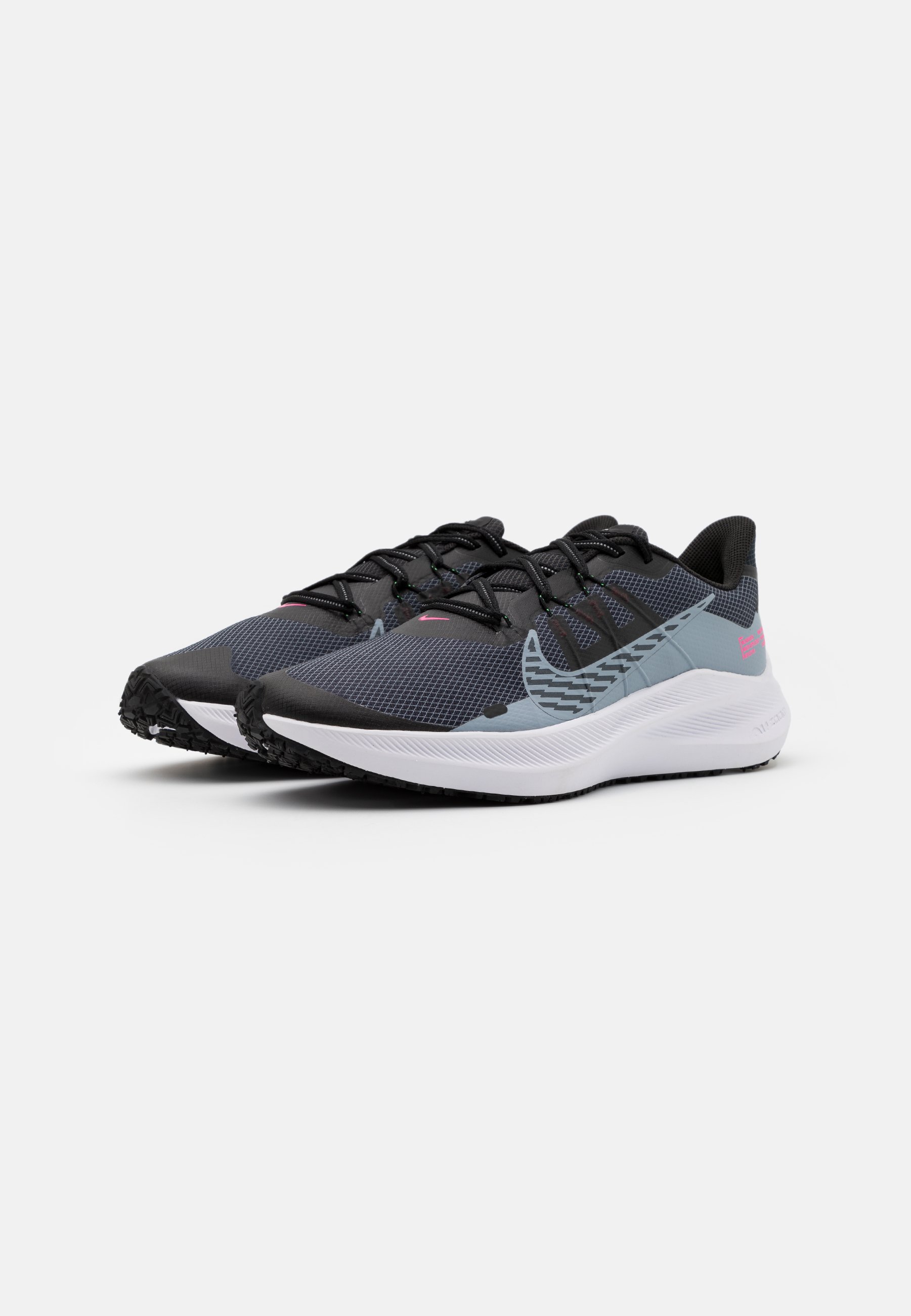 Nike Performance WINFLO 7 SHIELD - Zapatillas de running neutras - obsidian  mist/black/poison green/pink blast/dark smoke grey/white/azul marino -  Zalando.es