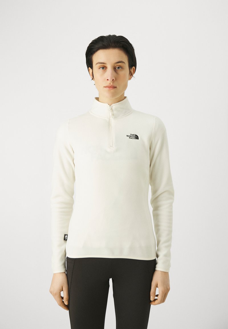 The North Face 100 GLACIER 1/4 ZIP - Pulover iz flisa - white dune