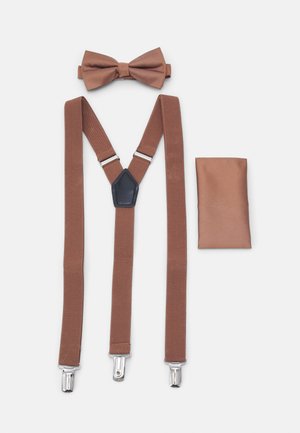 SUSPENDER/HOSENTRÄGER SET - Taskuliina - brown