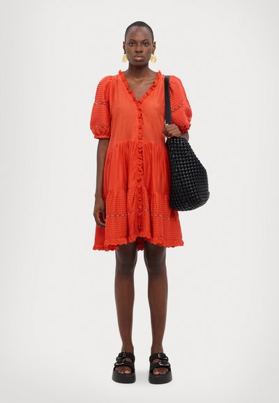 Sea ANTONINA SOLID DRESS - Denní šaty - red