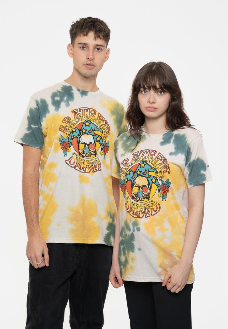 Paradiso Clothing GRATEFUL DEAD JESTER - Print T-shirt - white