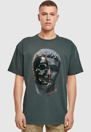 SLICED TEE - T-Shirt print - bottlegreen