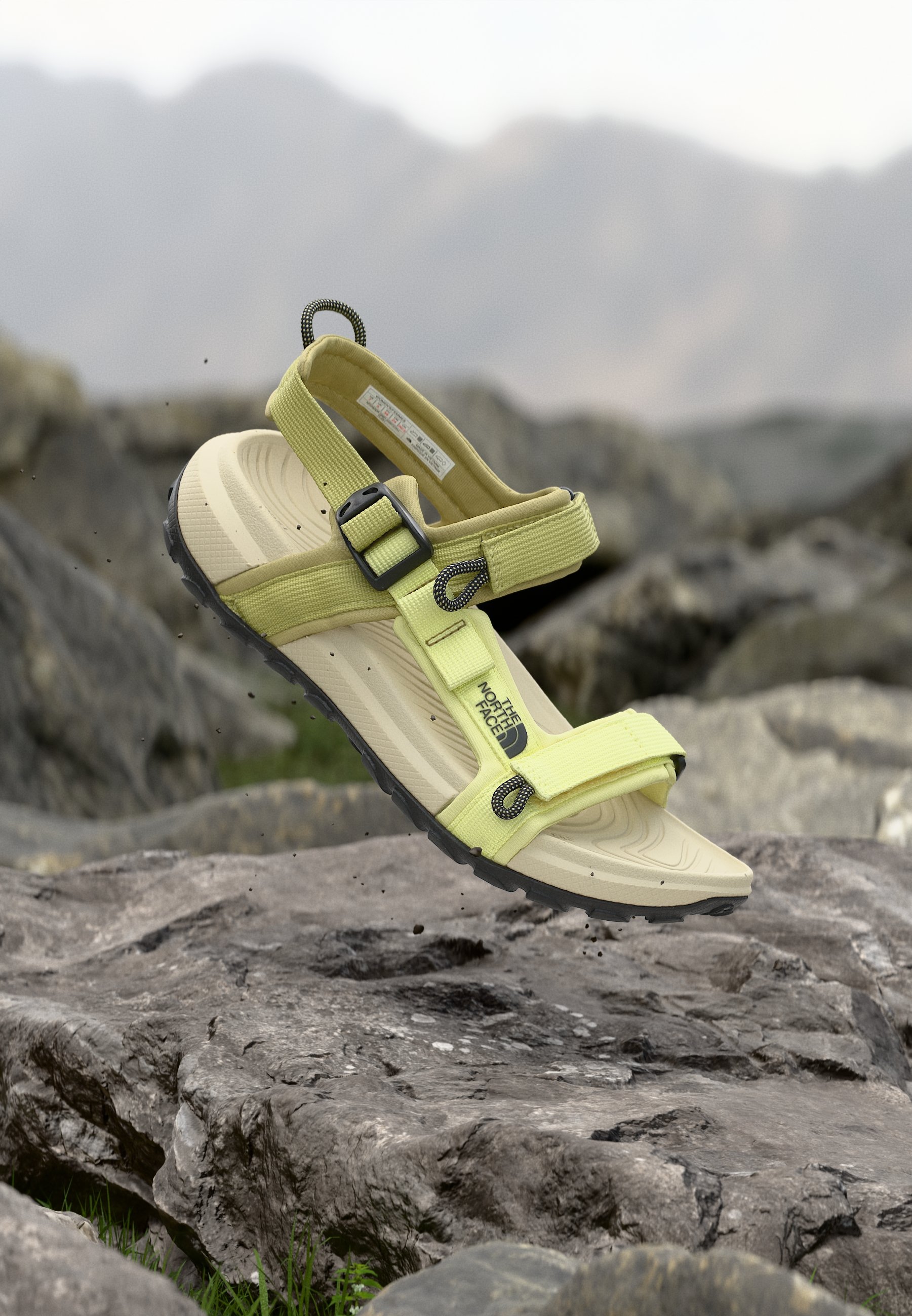★美品★THE NORTH FACE★アウトドアサンダル　27㎝ The North Face EXPLORE CAMP - Walking sandals - lemon mist/pear