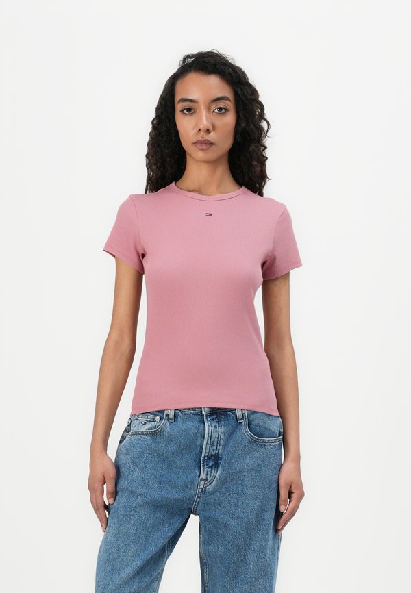 SLIM ESSENTIAL  - Print T-shirt - tahiti berry