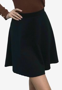 Lipsy FLIPPY  - A-linjainen hame - black jersey
