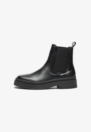 Zign LEATHER - Gležnjače s platformom - black