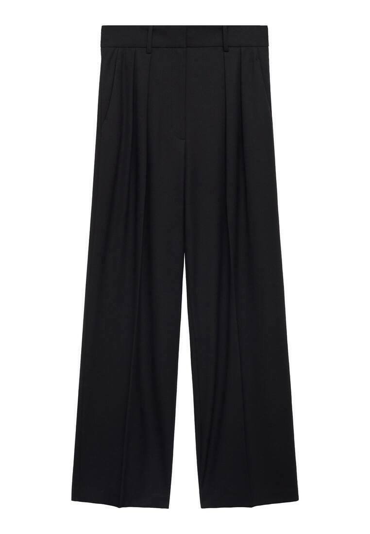 Mango Broek zwart