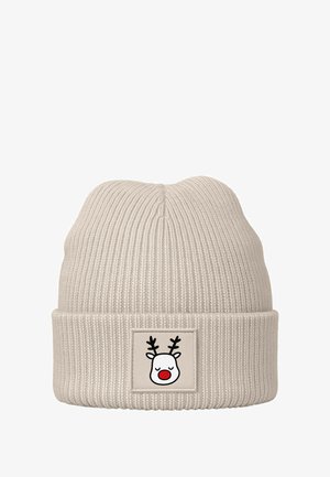 MoonWorks, PATCH QUADRAT UNPERSONALISIERT AUFDRUCK - Beanie - natur