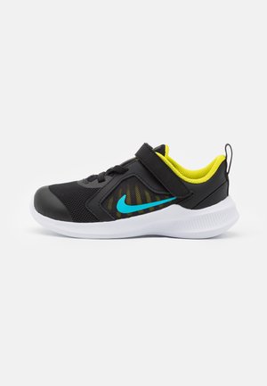 DOWNSHIFTER 10 UNISEX - Scarpe running neutre - black/chlorine blue/high voltage/dark smoke grey/white
