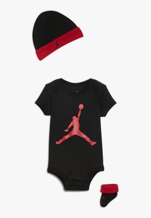 JUMPMAN SET UNISEX - T-shirt con stampa - black/gym red