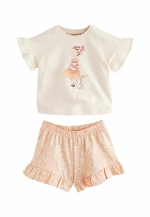 Next REGULAR FIT - SHORT SLEEVE SET - Kratke hlače - pink ballet girl and bunny