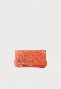 ROCK II QUILTED MONOGRAM - Τσάντα χιαστί - flame