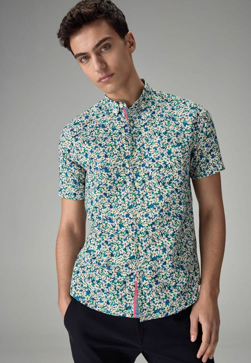 Next FLORAL SHORT SLEEVE REGULAR FIT - Hemd - multicolour