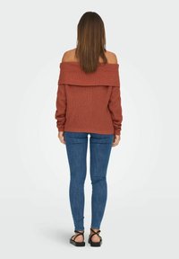 JDY Stickad tröja - ochre