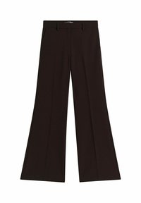 GINE FLARE - Housut - dark brown