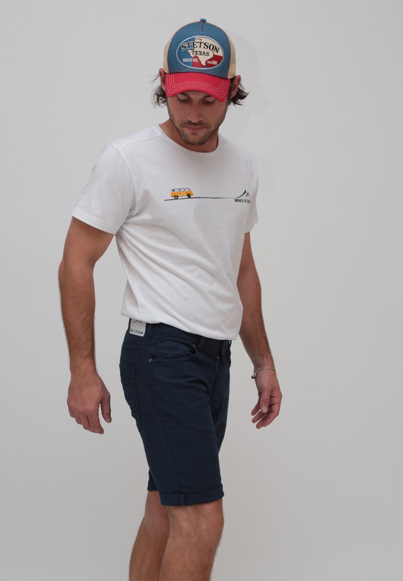 Herren Skinny Fit | Miracle of Denim THOMAS Jeans Shorts dunkelblau - EJ83864 Herren Skinny Fit | Miracle of Denim THOMAS Jeans Shorts dunkelblau - EJ83864