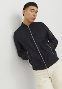 Jack & Jones JJROCKY - Giacca in similpelle - jet black