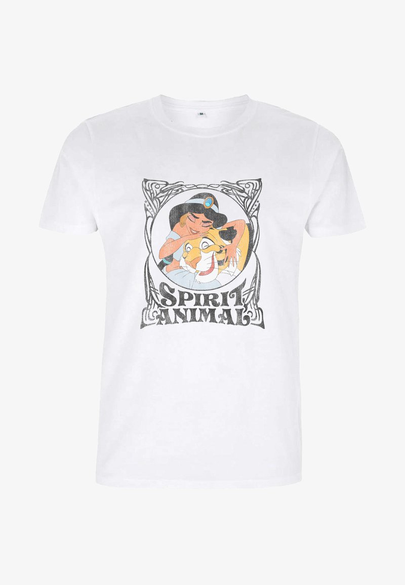 Disney ALADDIN SPIRIT ANIMAL V2 - Camiseta estampada - white