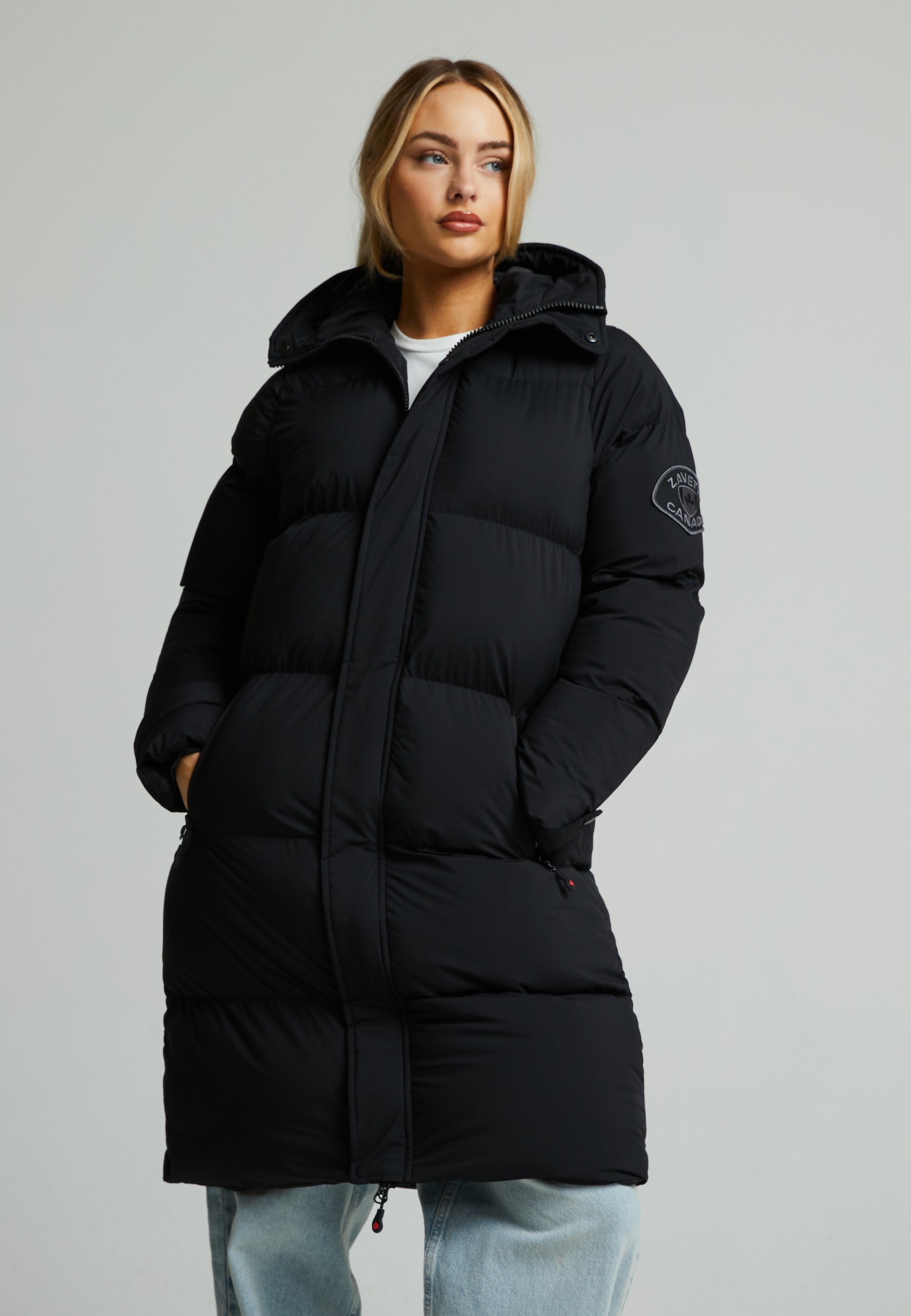Zavetti Canada ALORA LONGLINE PUFFER JACKET - Winter coat - jet