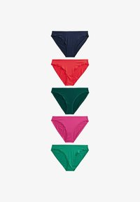 Unselected, red navy green