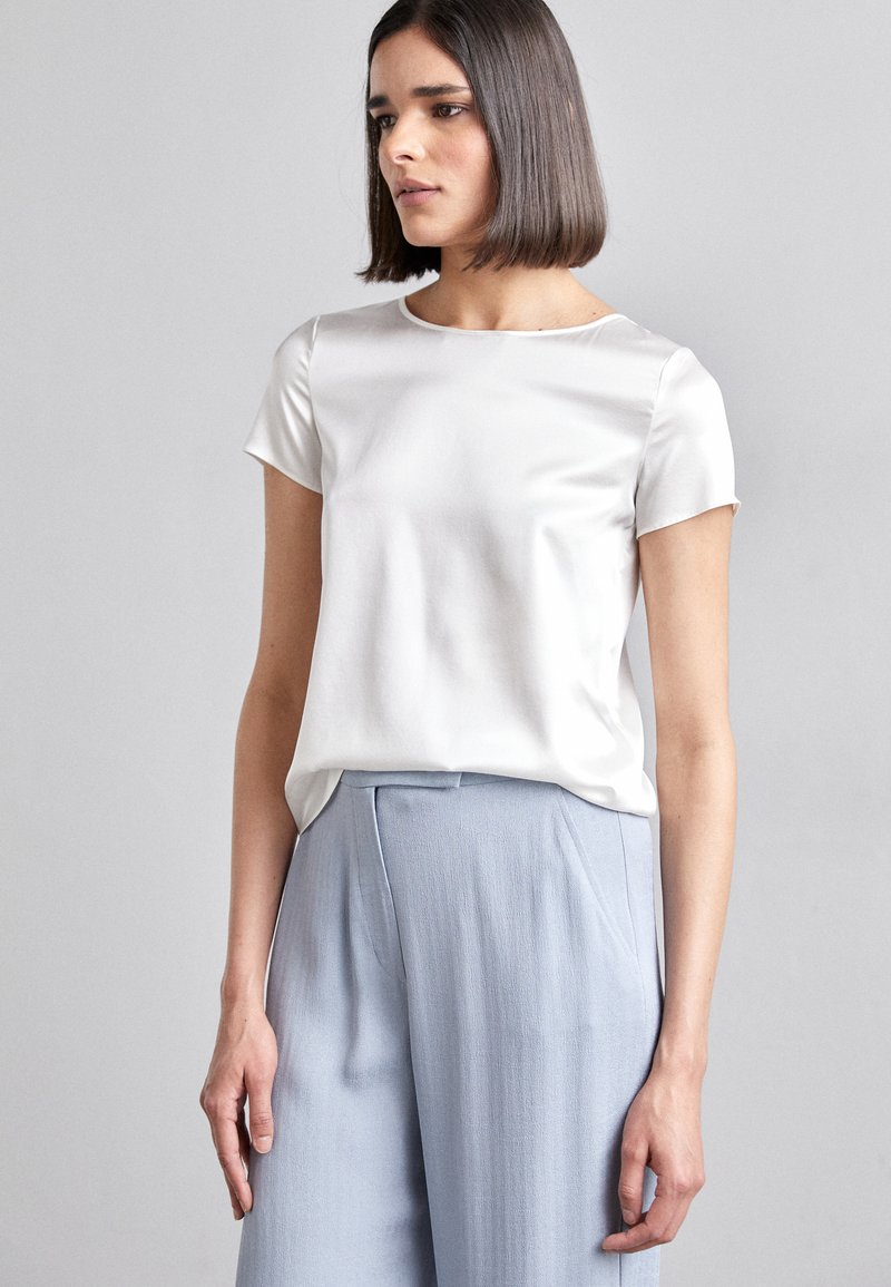Maglietta Donna Kaporal Sotic - Vestibilità Aderente, Maniche Corte, Scollo Rotondo, Colore Bianco, Inverno 2024 - 3