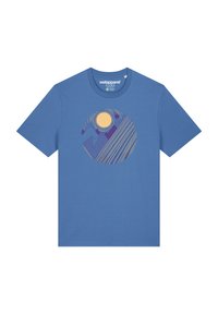 GEOMETRIC LANDSCAPE - T-Shirt print - bright blue