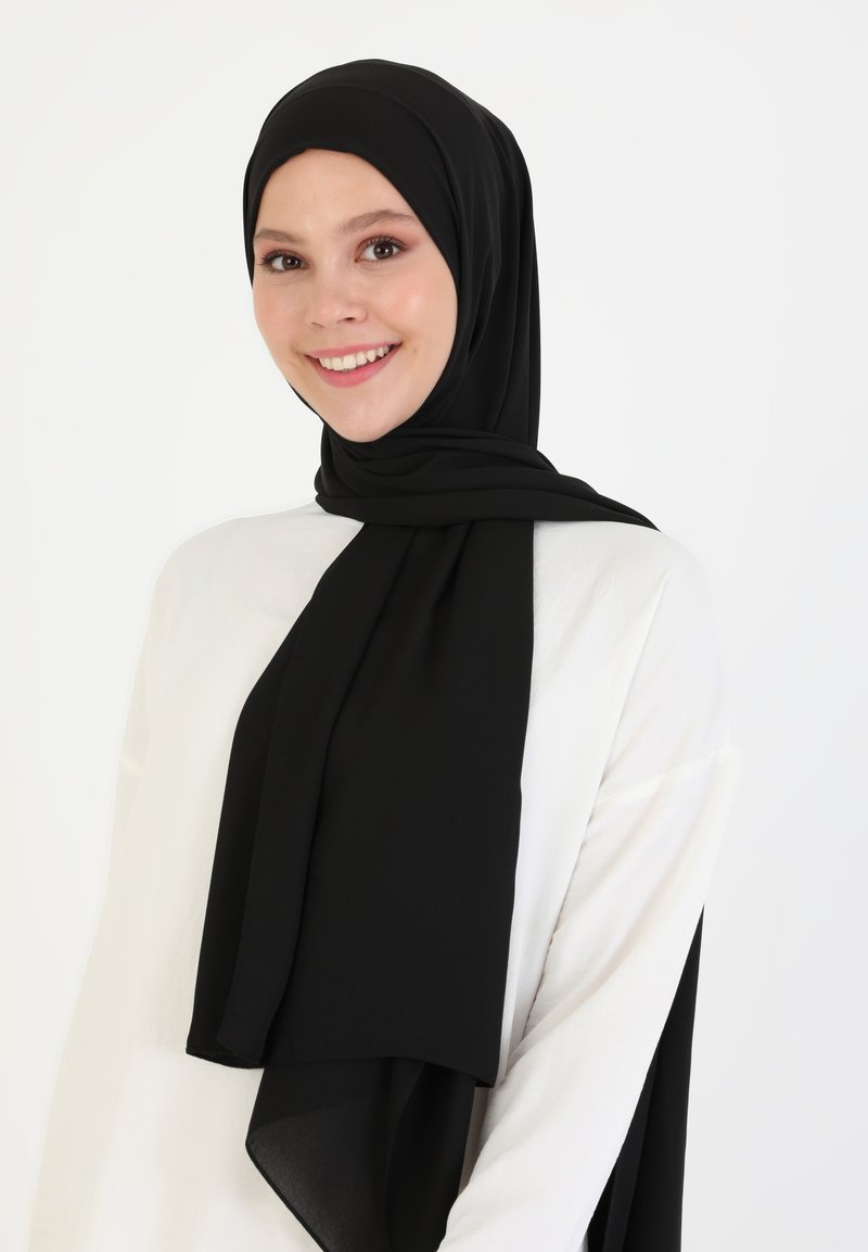 Sanela-M Tørklæde - Black main image 0