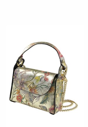 DrachenLeder UMHÄNGE - Handtas - gold farbig