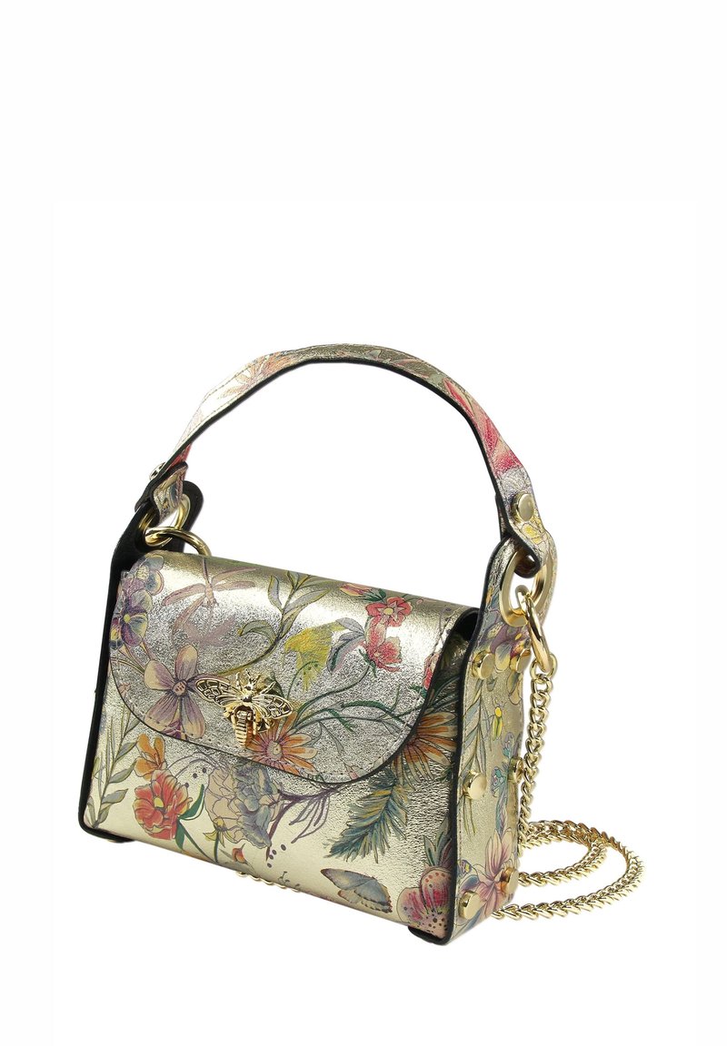 DrachenLeder UMHÄNGE - Handtas - gold farbig