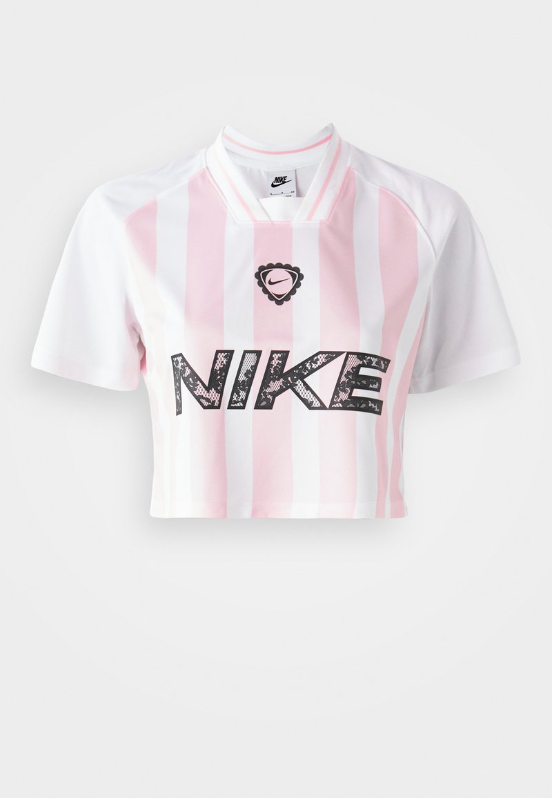 T-shirt Superdry Femme Blanc Et Rose - Taille XS, Occasion Très Bon état