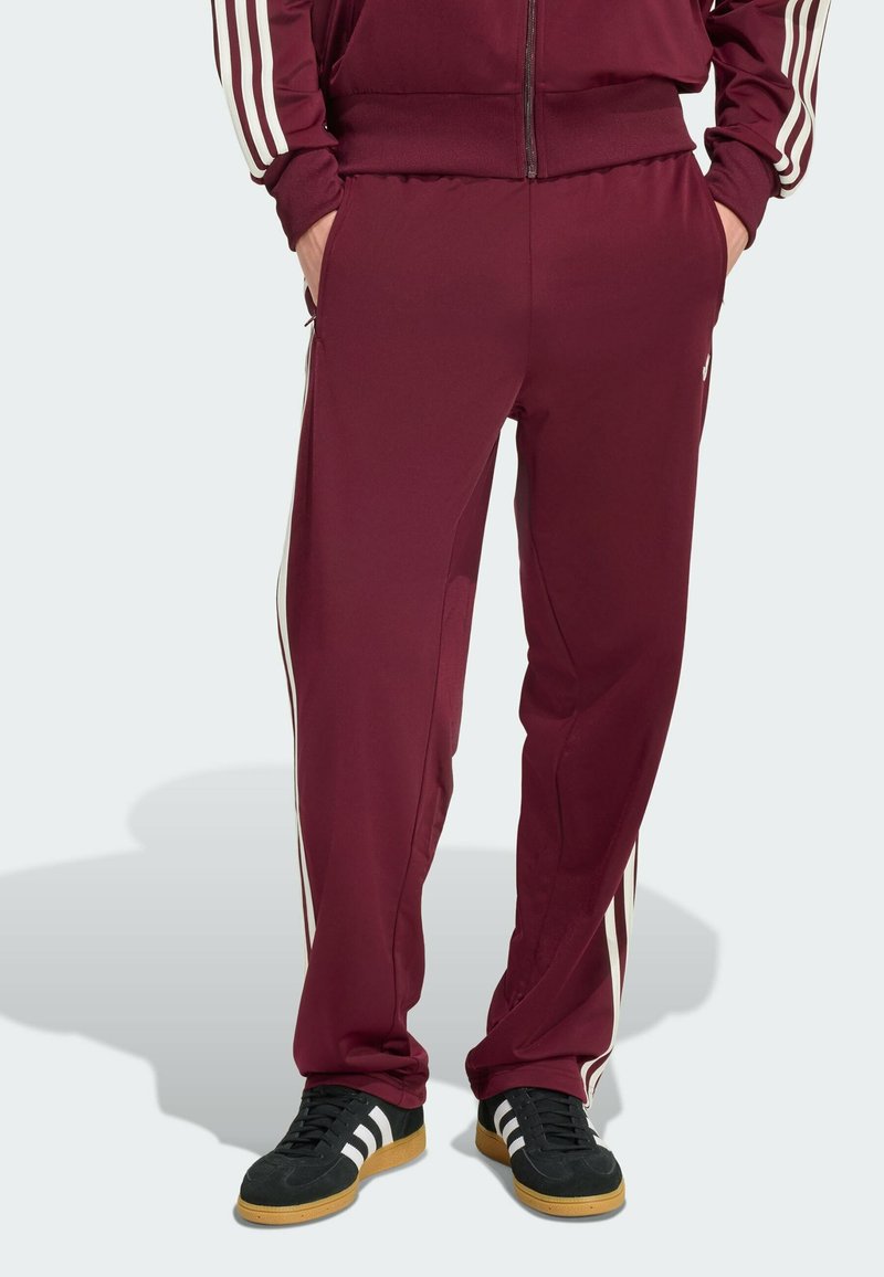 adidas Originals FIREBIRD - Παντελόνι φόρμας - maroon off white