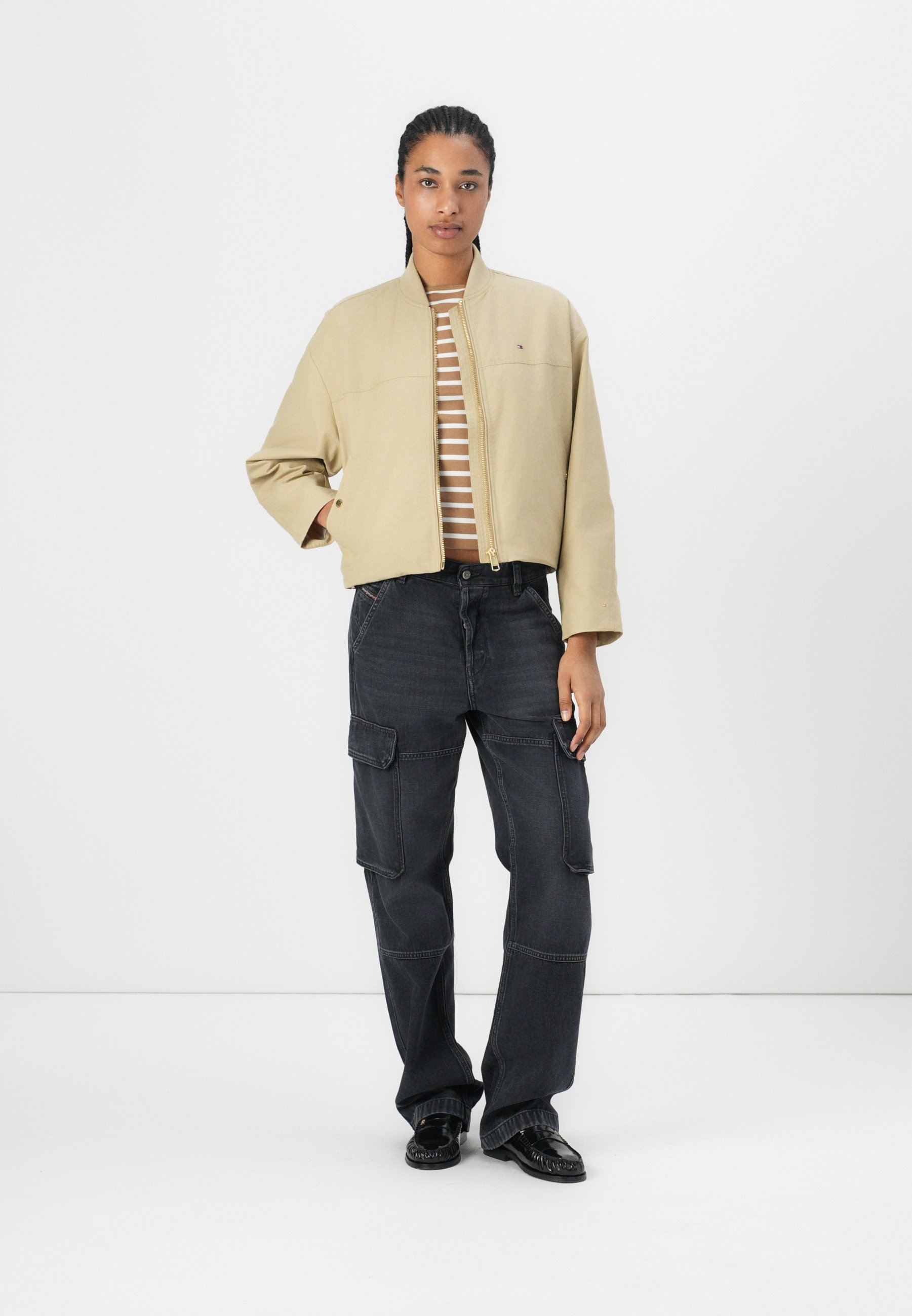 売れ筋商品|||トミー ヒルフィガー ニット&セーター レディース アウター TH X SOFIA RICHIE GRAINGE KNIT VARSITY - Cardigan - calico Tommy Hilfiger TH X SOFIA RICHIE GRAINGE KNIT VARSITY