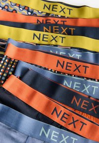 Next A FRONTS 10 PACK - Boxer alsónadrág - navy blue orange spot stripe
