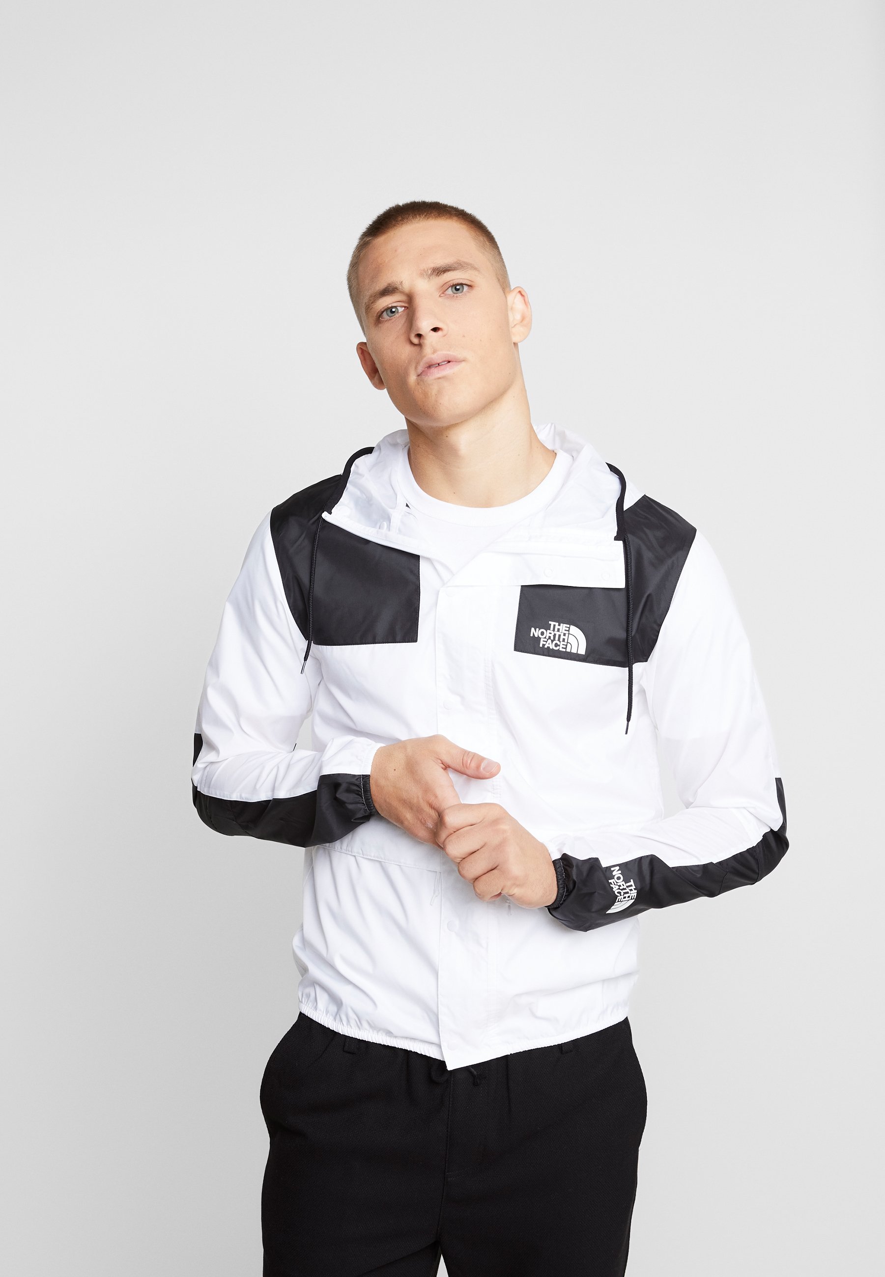 The North Face SEASONAL MOUNTAIN JACKET Lett jakke white The North Face SEASONAL MOUNTAIN JACKET - Lett jakke - black/white