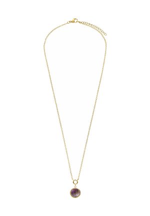 Ketting - gold purple