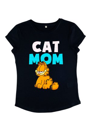 Henry Tiger GARFIELD CAT MOM - T-shirt con stampa - navy blue