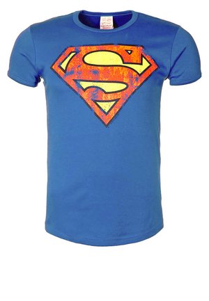 LOGOSHIRT, SUPERMAN - Print T-shirt - azure blue