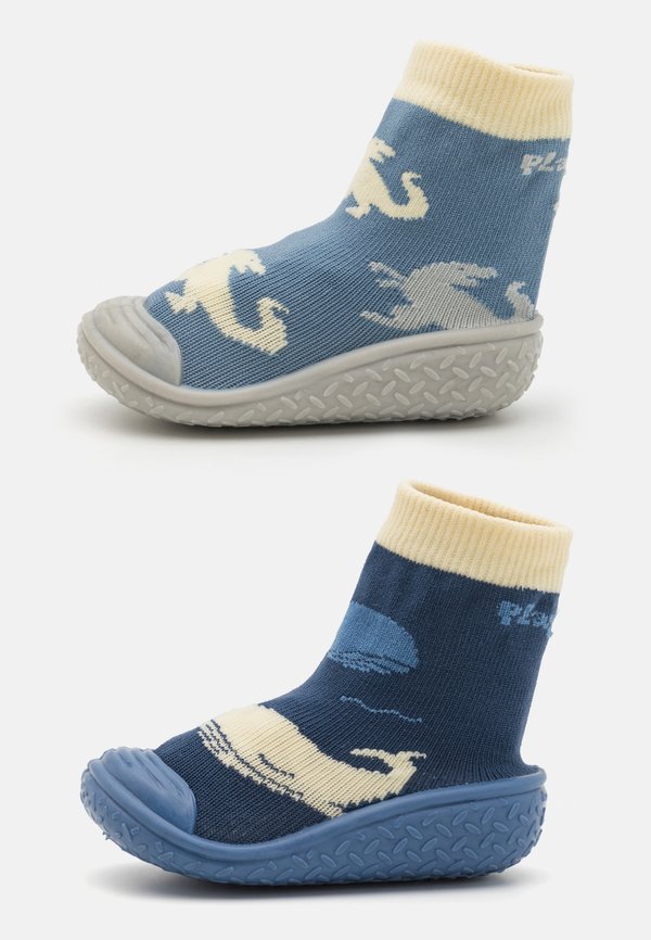 AQUA SOCKS WHALE AND DINO ALLOVER 2 PACK - Slipper