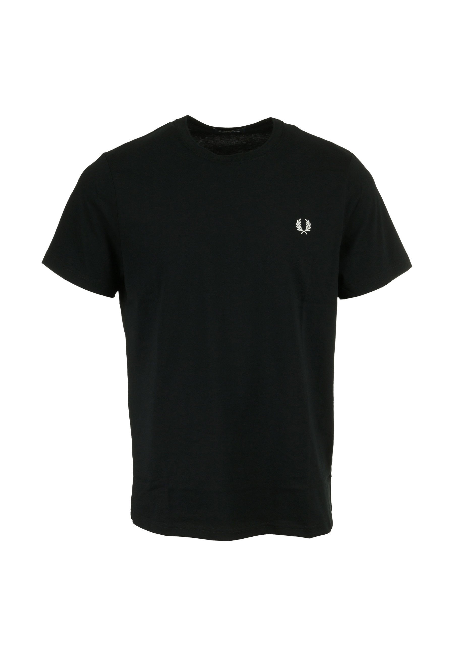 FRED PERRY T-Shirt Homme Gris Chiné Coton Logo (EU 48, INT M FRED PERRY T-Shirt Homme Gris Chiné Coton Logo (EU 48, INT M