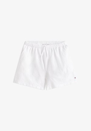 Tommy Hilfiger, BRODERIE ANGLAISE WIDE LEG SHORTS - Shorts - white
