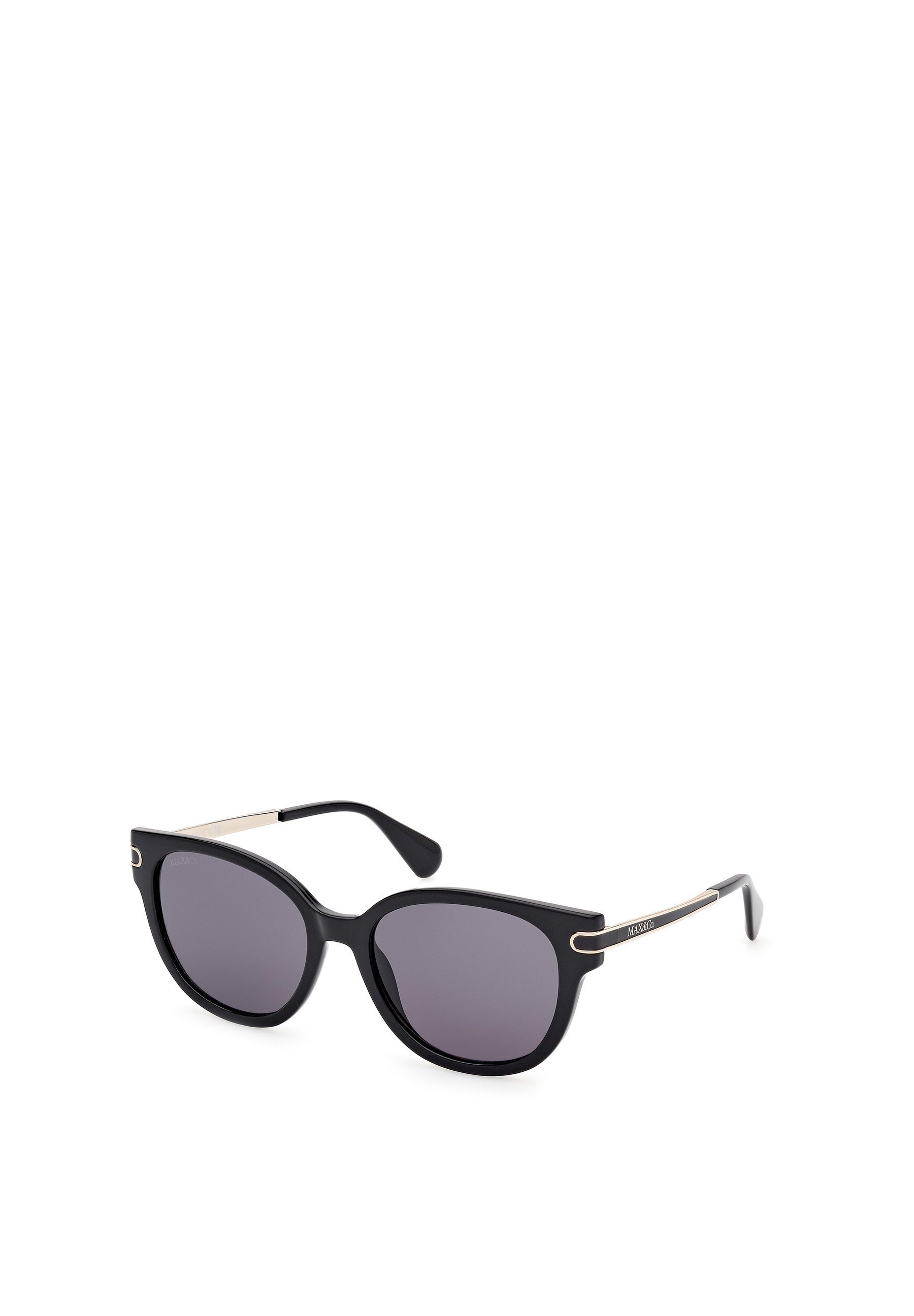 Max & Co. Black Cat Eye Sunglasses Geometric cat-eye glasses, black | MAX&Co main image 2