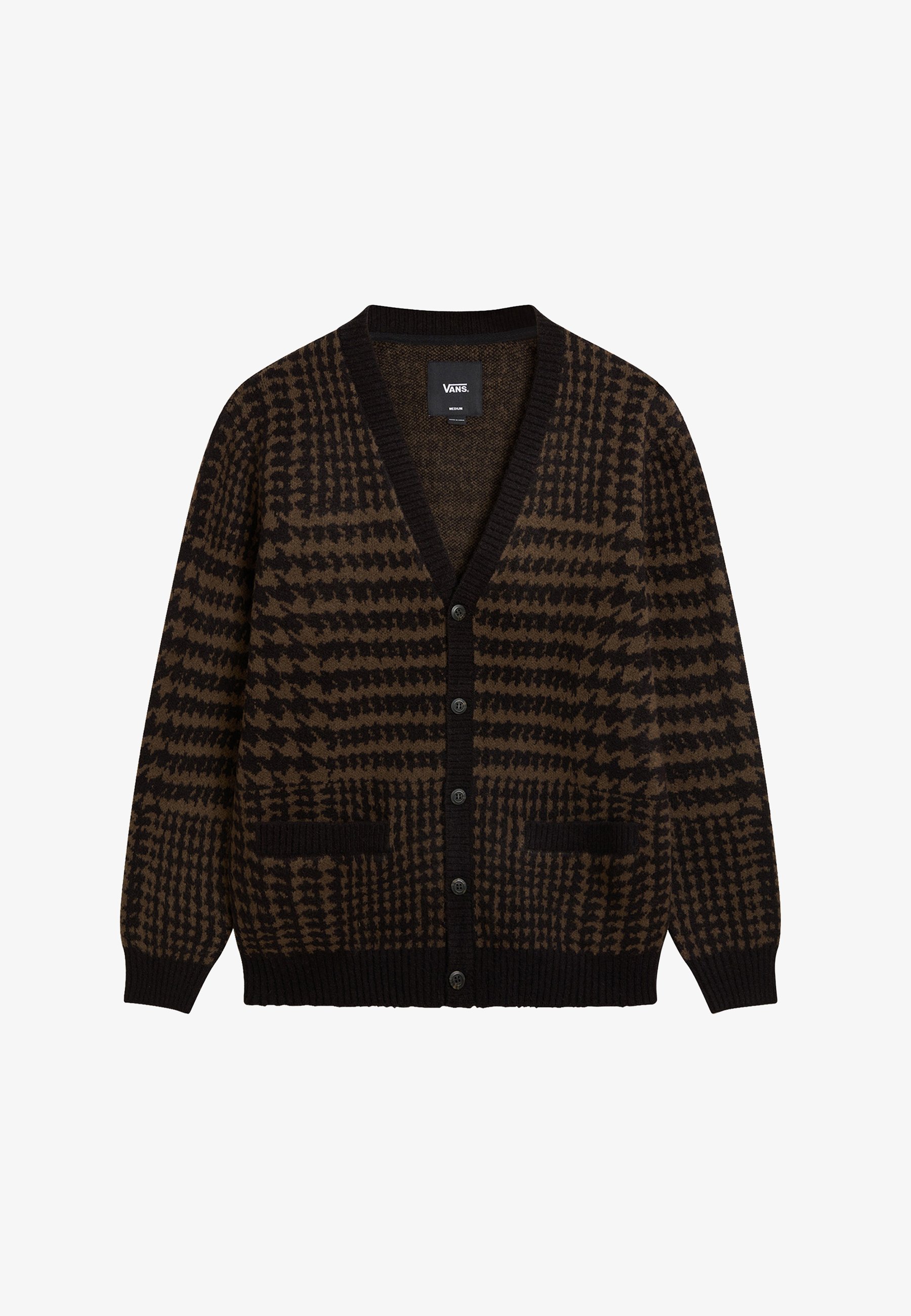 Vans HOUNDSTOOTH Gilet black turkish coffee/noir