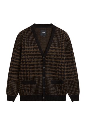 HOUNDSTOOTH - Vest - black turkish coffee