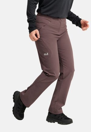 Jack Wolfskin, ACTIVATE FLEX PANTS W - Outdoor trousers - sheer plum