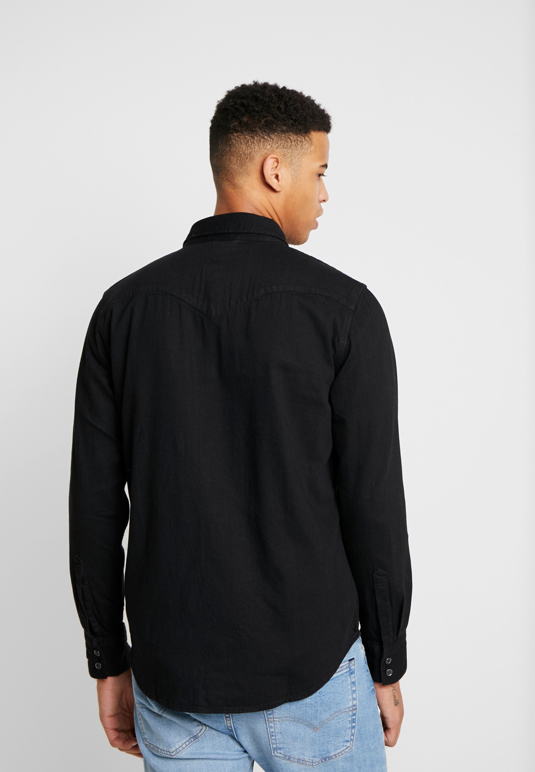Levi's® BARSTOW WESTERN Skjorte marble black denim rinse Levi's® BARSTOW WESTERN Skjorte marble black denim rinse