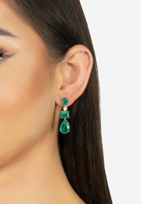Latelita VALENTINA DROP COLOMBIAN EMERALD - Earrings - green