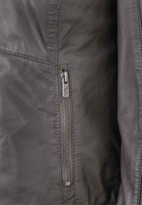 Lederjacken24 FRANCIS - Lederjacke - grau