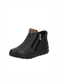 Rieker Bottines compensées - schwarz