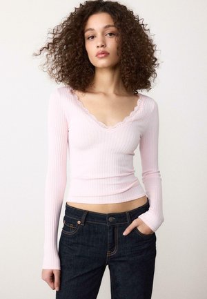 SEAMLESS - Langærmet T-shirt - salmon